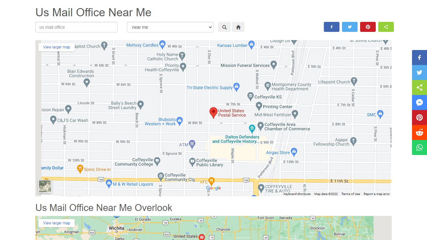 Us Mail Office Near Me