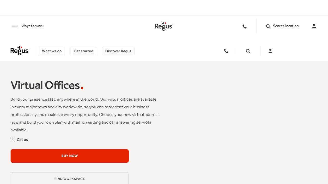 Virtual Offices & Mailing Addresses | Regus